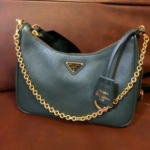 Prada Re-Edition 2005 Saffiano leather bag - Emerald Green